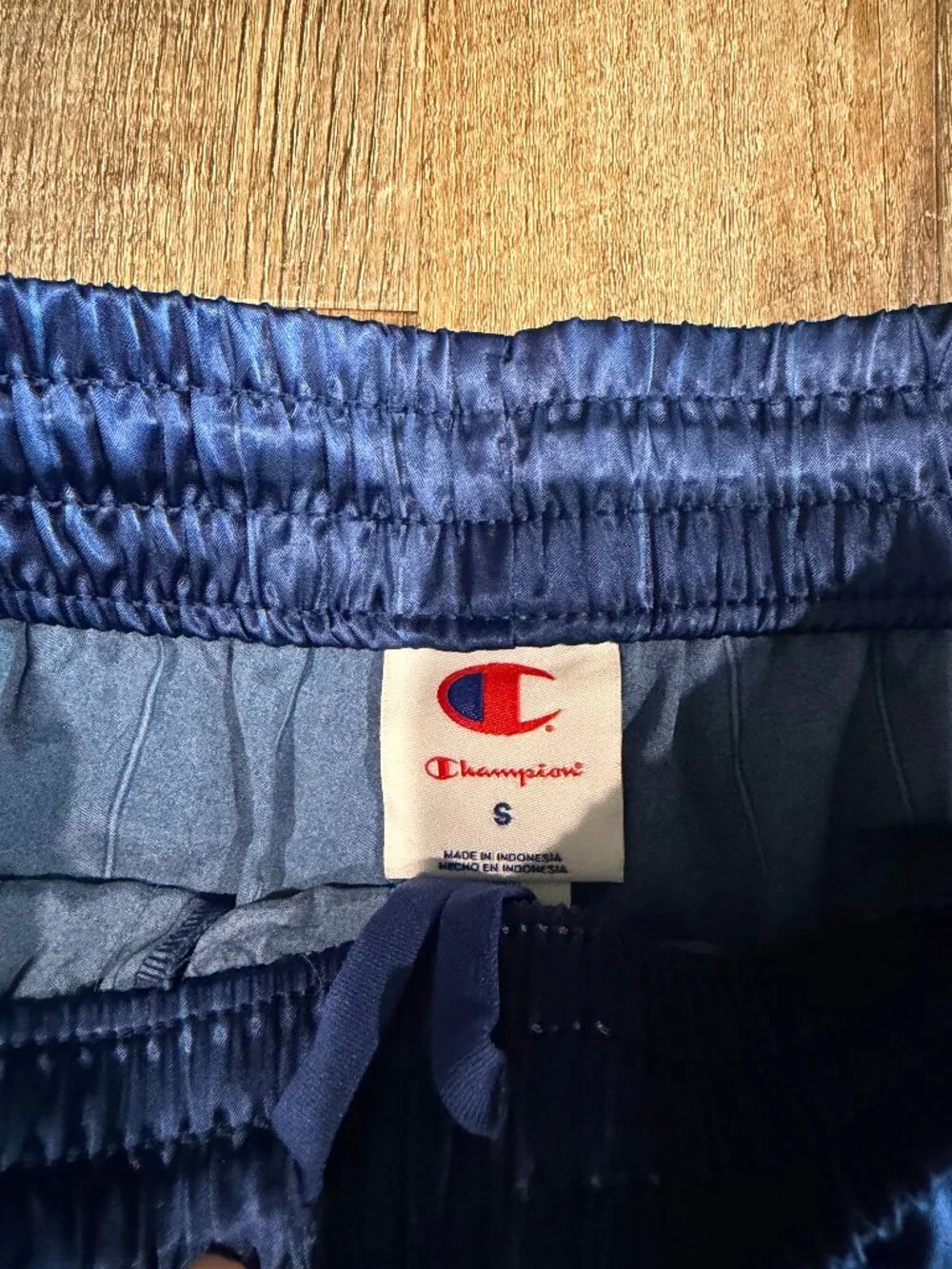 Champion Women's Game Set Match Pants - Blue Depths Pinstripe S